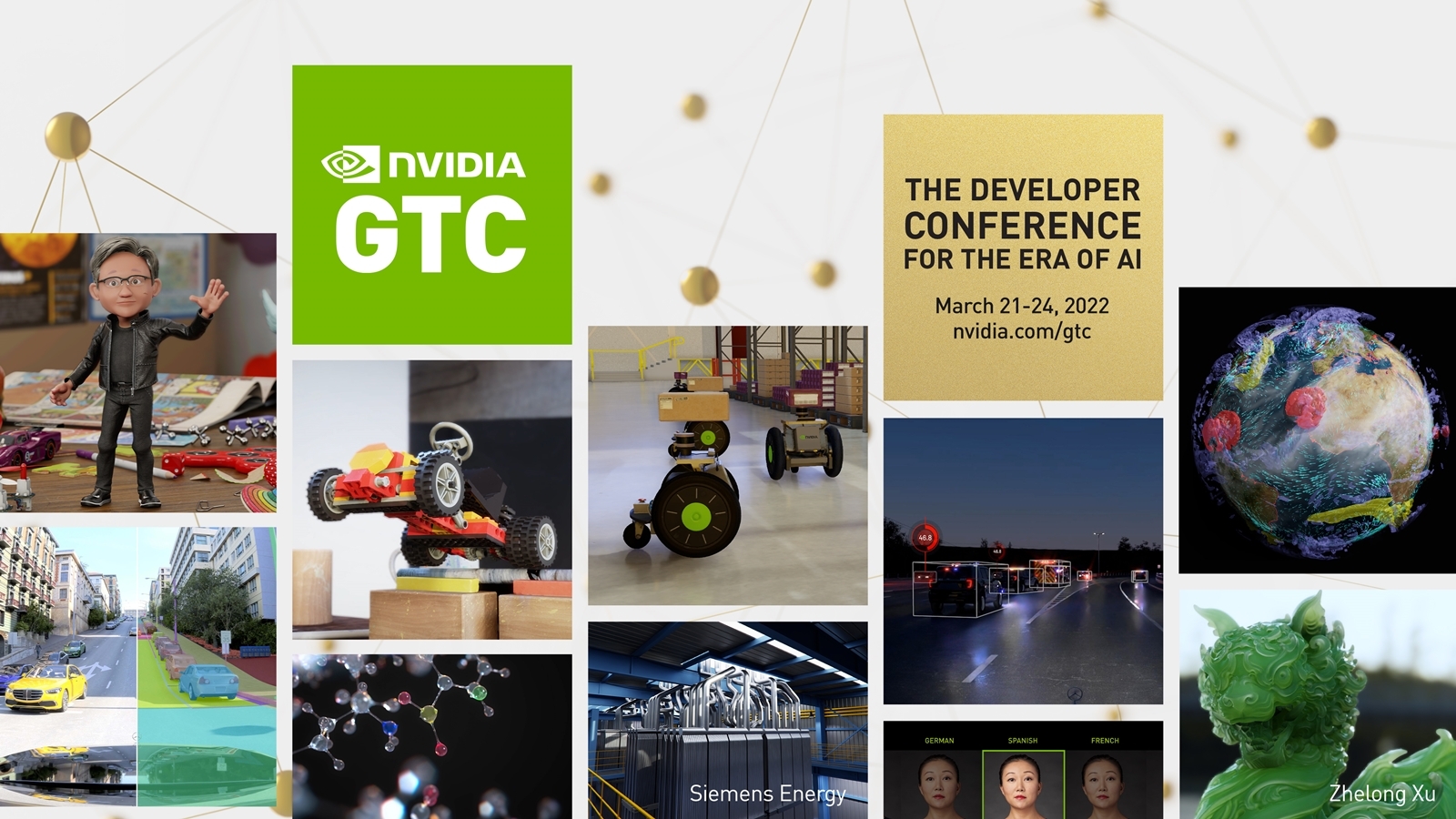 NVIDIA GTC 2022 将呈现首席执行官黄仁勋的主题演讲、新产品发布、900 余场行业和 AI 领军者会议 NVIDIA 英伟达