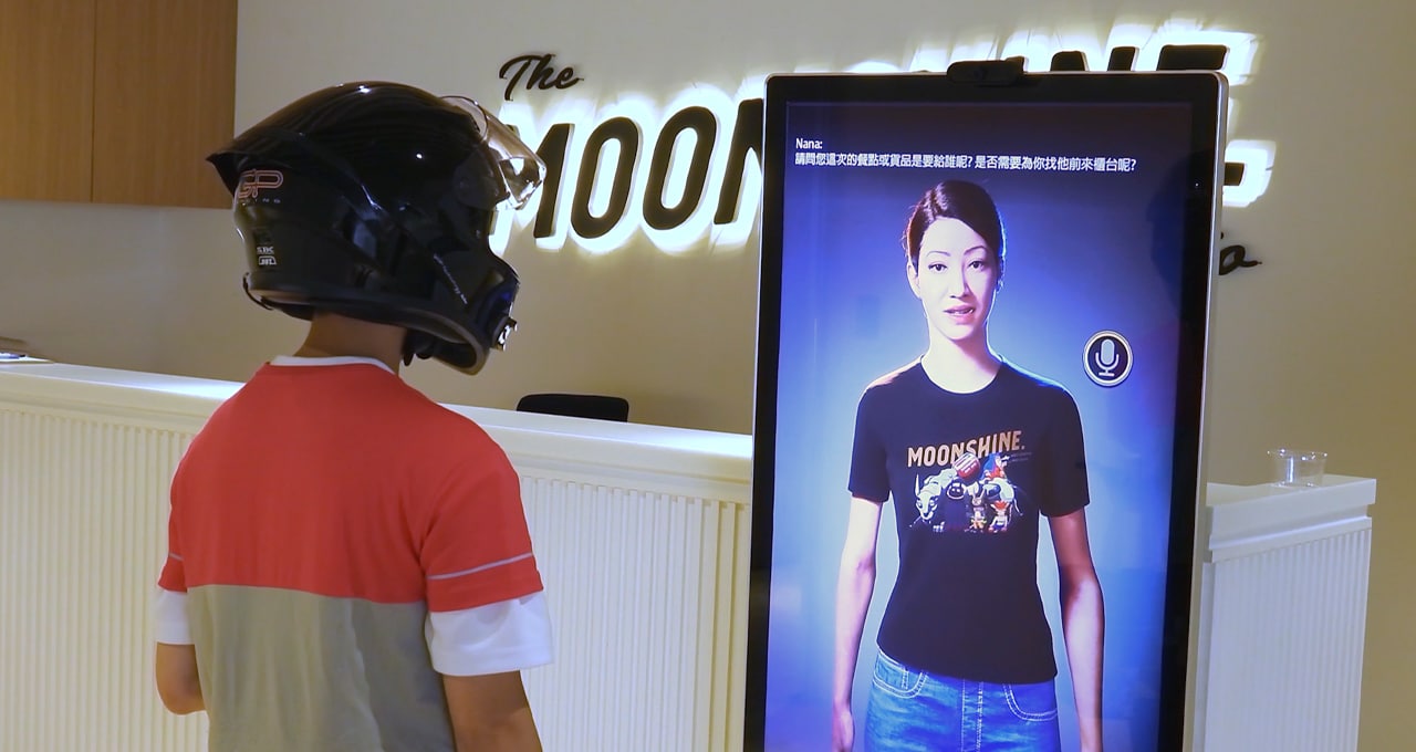 由AI 驱动的Moonshine Studio 数字接待员NANA 闪亮登场| NVIDIA 英伟达博客