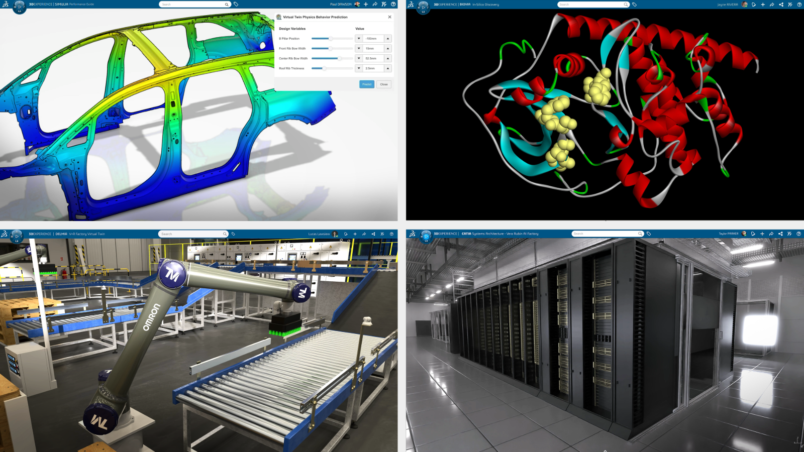 达索系统与 NVIDIA 合作构建支持虚拟孪生的工业 AI 平台